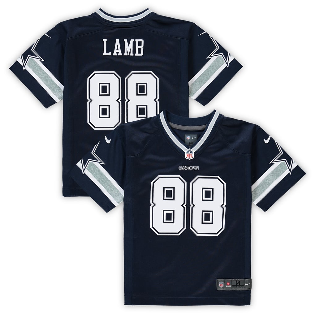 Preschool Dallas Cowboys CeeDee Lamb Navy Game Jersey