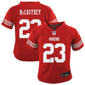 Preschool San Francisco 49ers Christian McCaffrey Scarlet Player Game Jersey