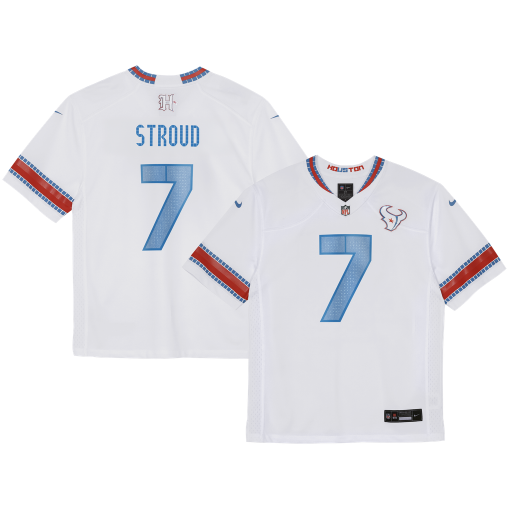 Preschool Houston Texans C.J. Stroud White 2026 Rivalries Collection Game Jersey