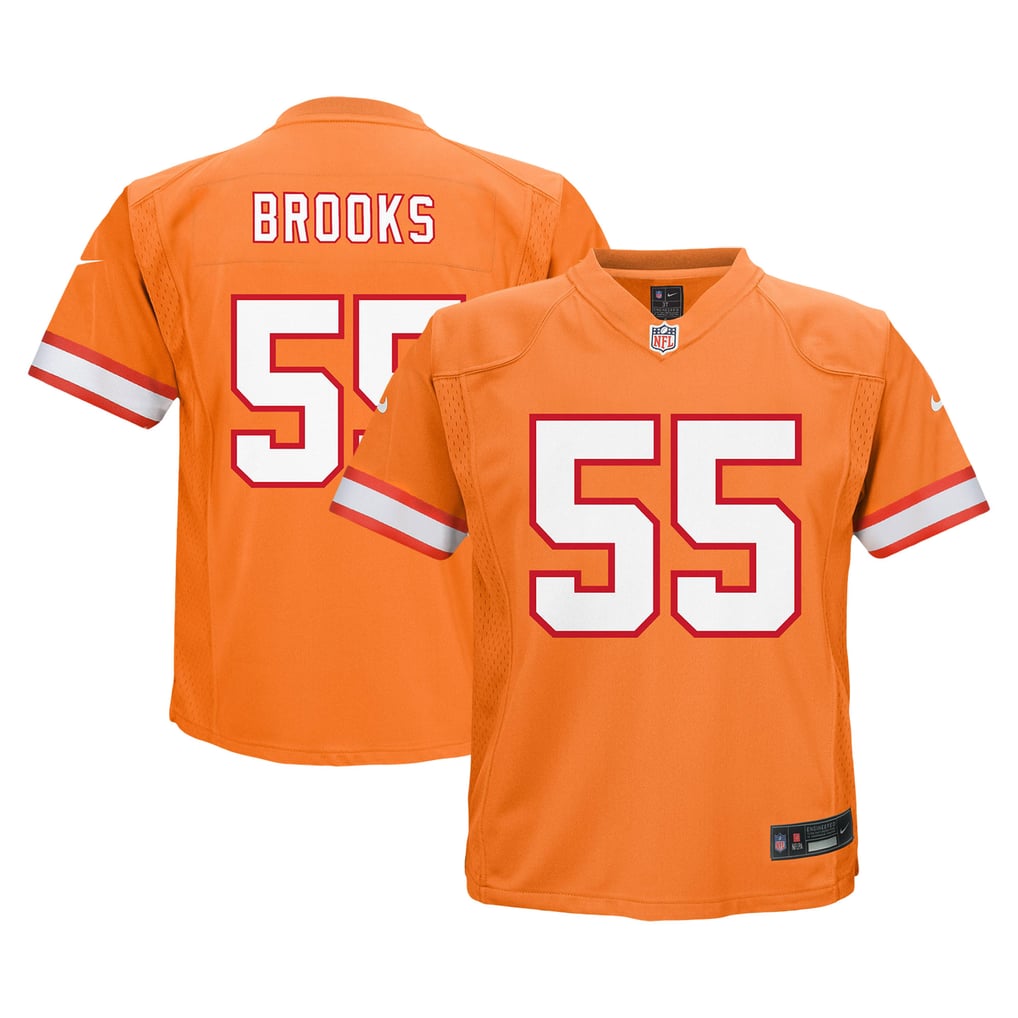 Preschool Tampa Bay Buccaneers Derrick Brooks Orange Retired Player Game Jersey