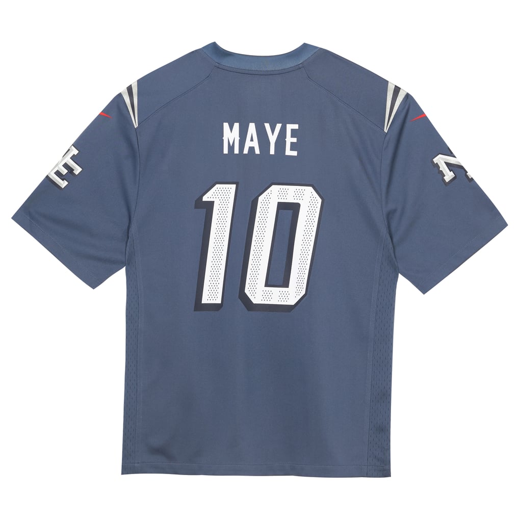 Preschool New England Patriots Drake Maye Blue Rivalries Collection Game Jersey