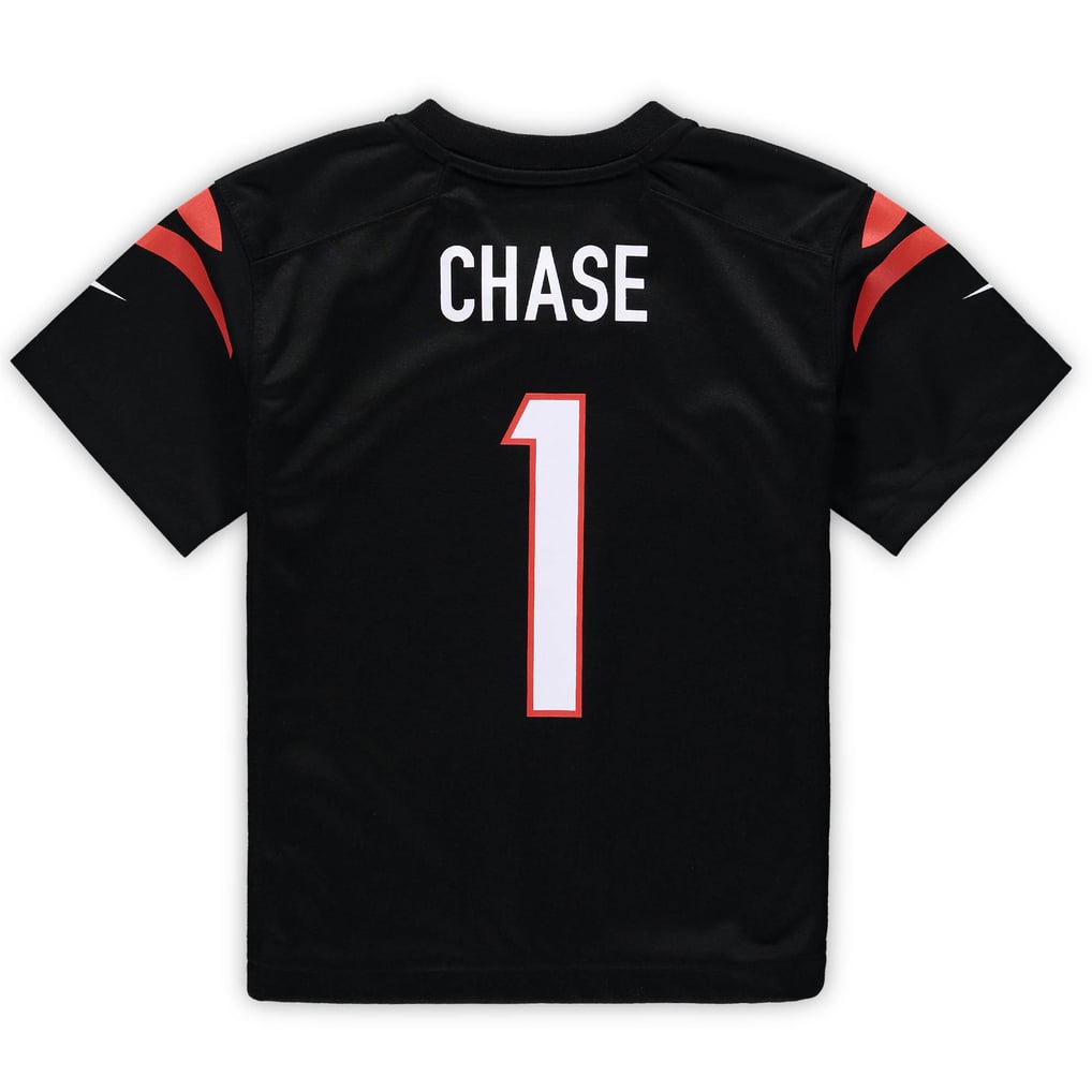 Preschool Cincinnati Bengals Ja'Marr Chase Black Game Jersey
