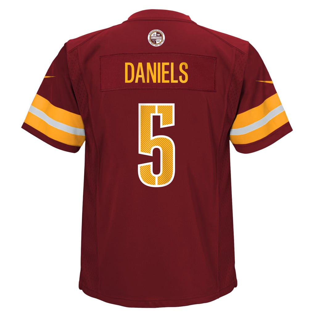 Preschool Washington Commanders Jayden Daniels Burgundy Team Player Game Jersey