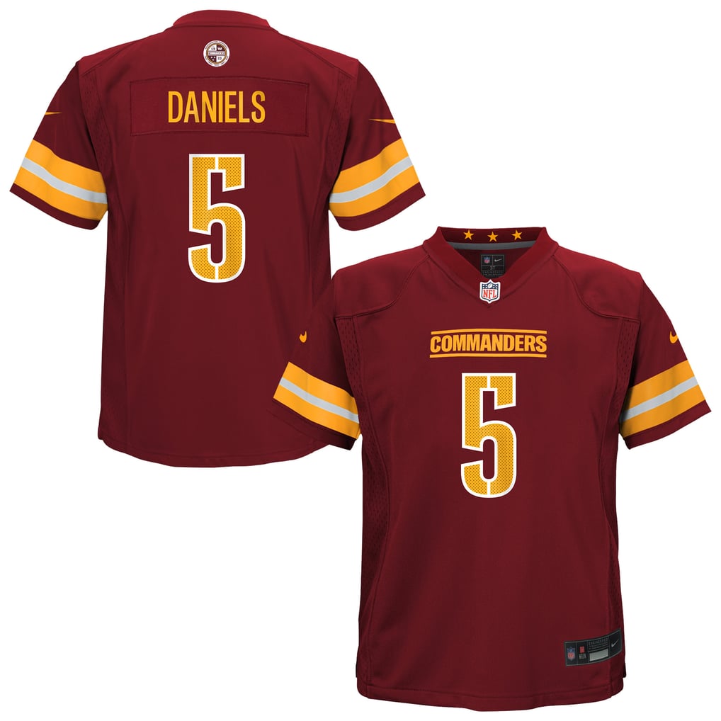Preschool Washington Commanders Jayden Daniels Burgundy Team Player Game Jersey