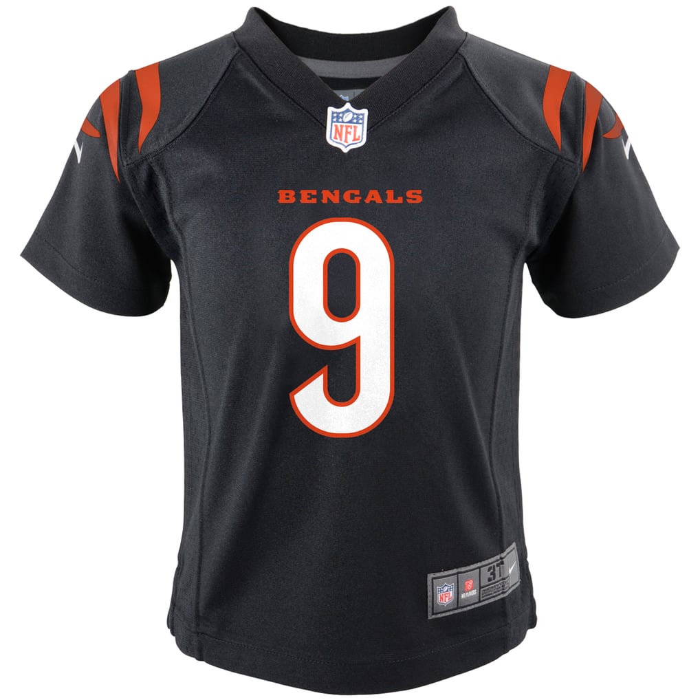 Preschool Cincinnati Bengals Joe Burrow Black Game Jersey