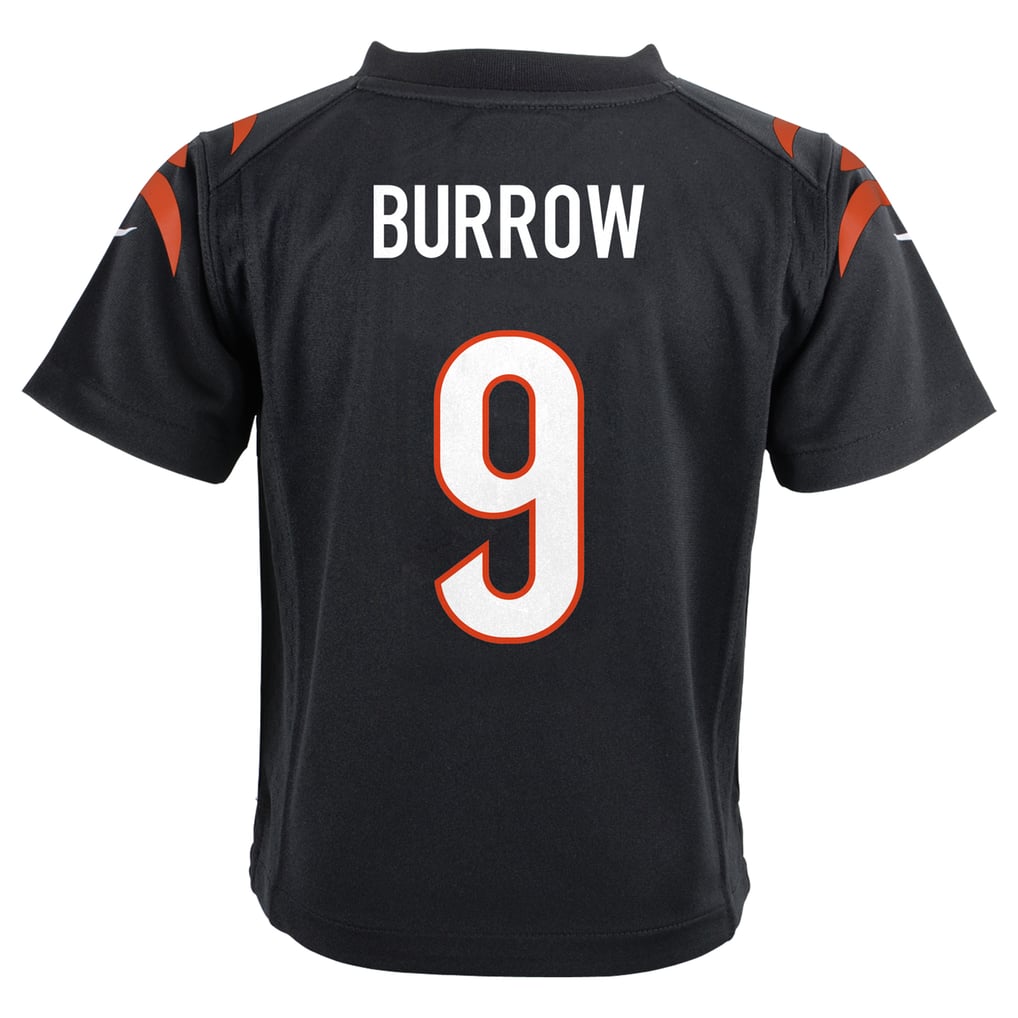 Preschool Cincinnati Bengals Joe Burrow Black Game Jersey