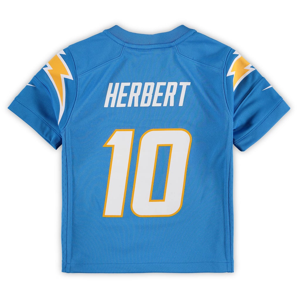 Preschool Los Angeles Chargers Justin Herbert Powder Blue Game Jersey