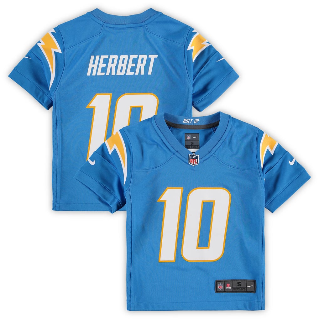 Preschool Los Angeles Chargers Justin Herbert Powder Blue Game Jersey