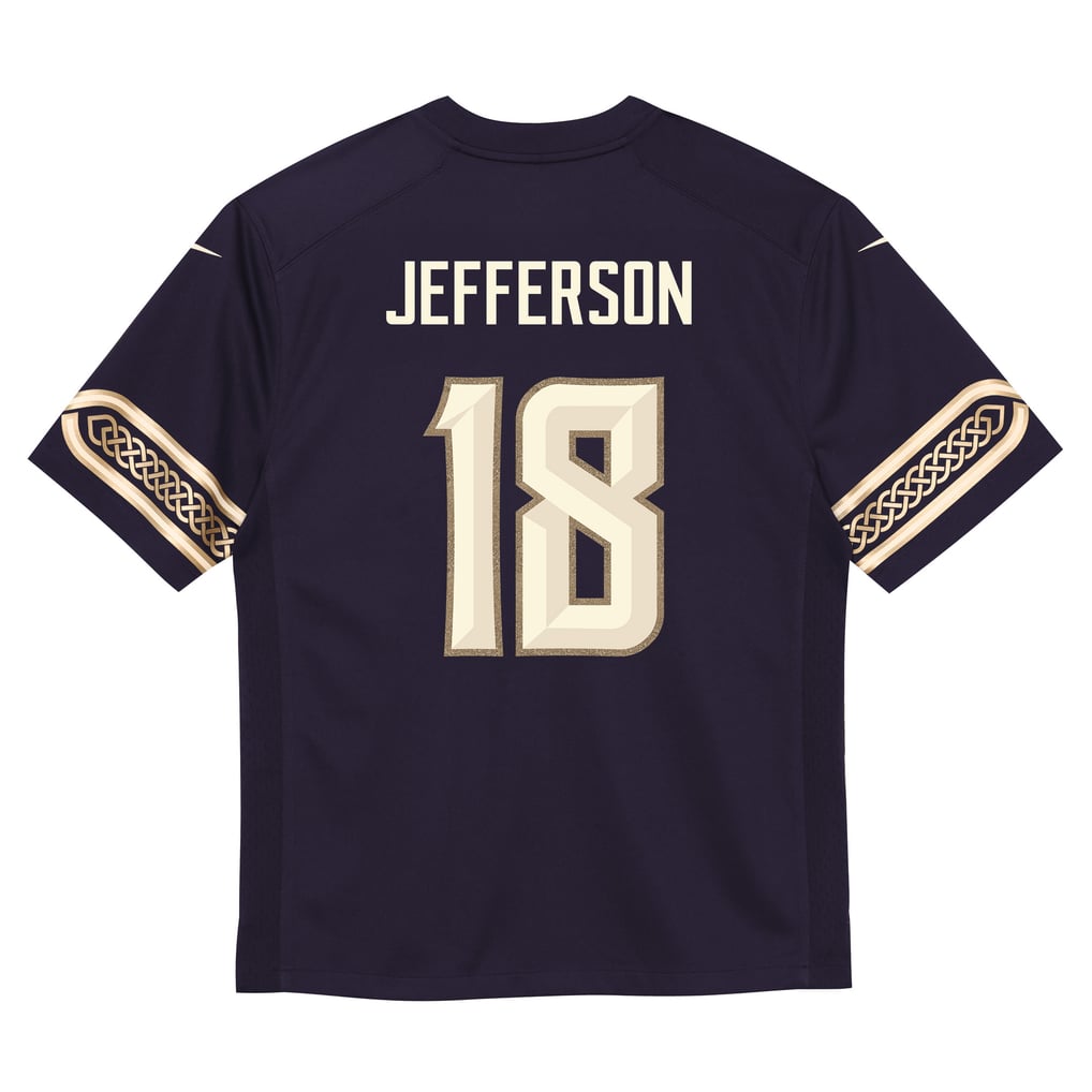 Preschool Minnesota Vikings Justin Jefferson Purple 2026 Rivalries Collection Game Jersey