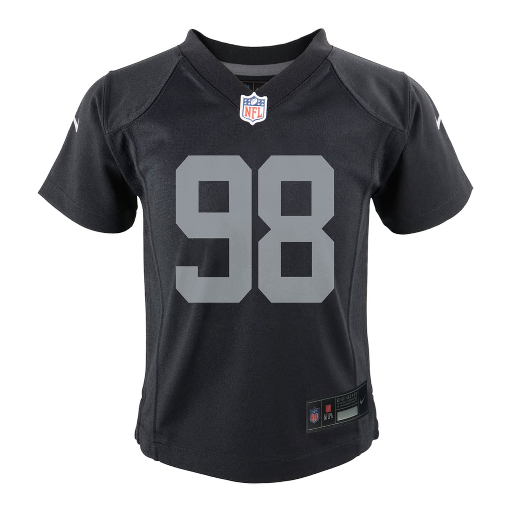Preschool Las Vegas Raiders Maxx Crosby Black Team Game Jersey