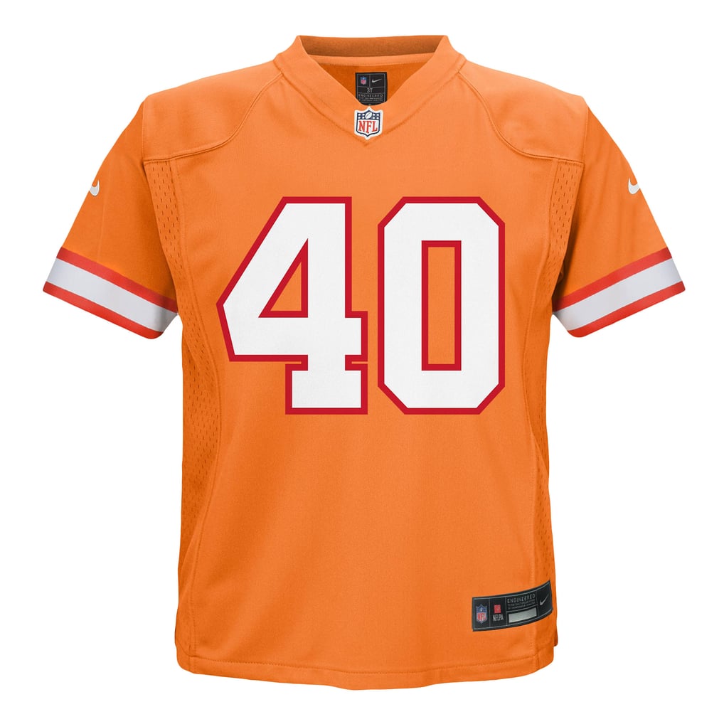 Preschool Tampa Bay Buccaneers Mike Alstott Orange Retired Player Game Jersey