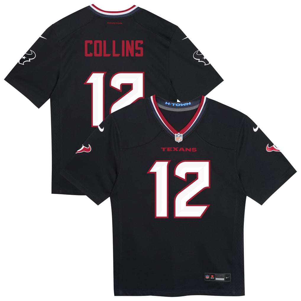 Preschool Houston Texans Nico Collins Navy Team Player Game Jersey