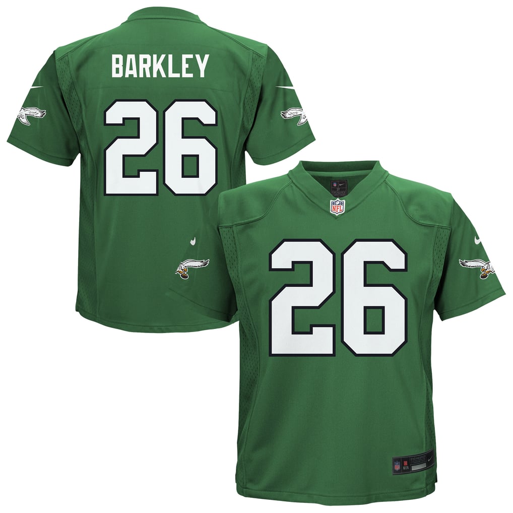Preschool Philadelphia Eagles Saquon Barkley Kelly Green Alternate Player Game Jersey