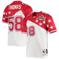 Men's AFC Derrick Thomas White/Red 1995 Pro Bowl Authentic Jersey