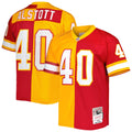 Men's Tampa Bay Buccaneers Mike Alstott Orange/Red 1996 Split Legacy Replica Jersey