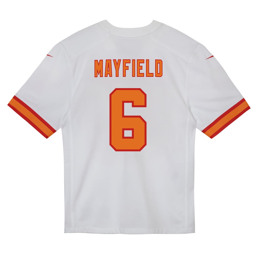 Toddler '76 Tampa Bay Buccaneers Baker Mayfield White Game Jersey