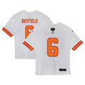 Toddler '76 Tampa Bay Buccaneers Baker Mayfield White Game Jersey