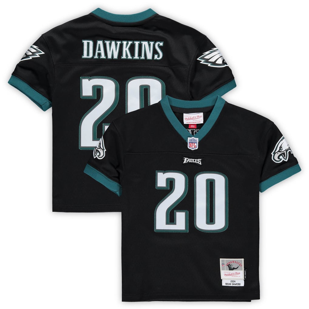Toddler Brian Dawkins Black Philadelphia Eagles 2004 Retired Legacy Jersey