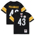 Toddler Troy Polamalu Black Pittsburgh Steelers 2005 Retired Legacy Jersey