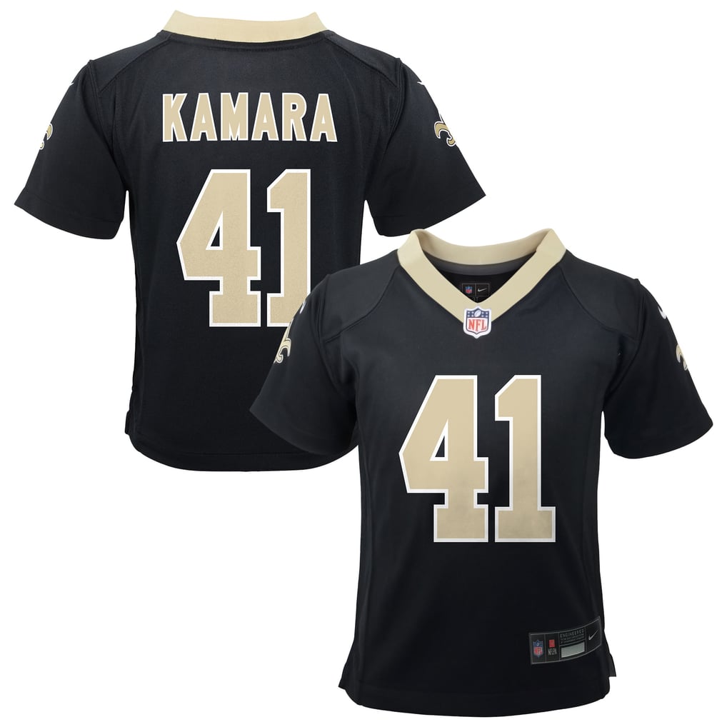 Toddler New Orleans Saints Alvin Kamara Black Game Jersey