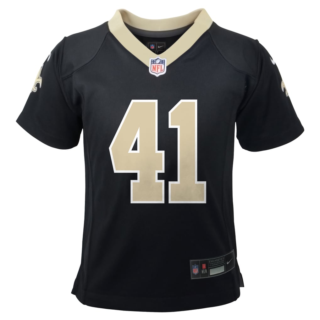 Toddler New Orleans Saints Alvin Kamara Black Game Jersey