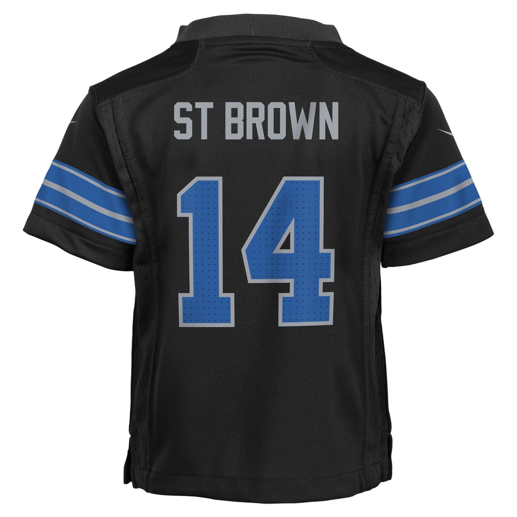 Toddler Detroit Lions Amon-Ra St. Brown Black Alternate Game Jersey