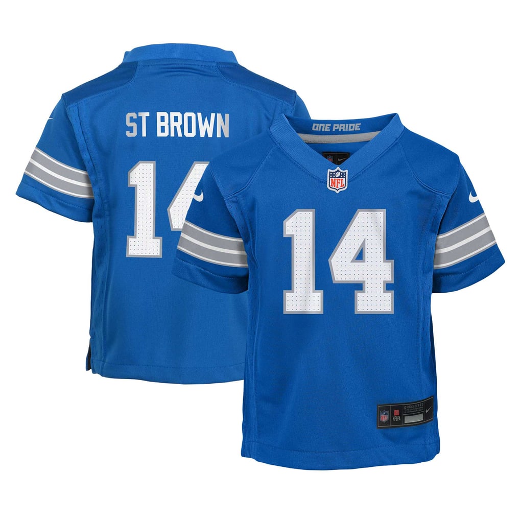 Toddler Detroit Lions Amon-Ra St. Brown Blue Player Game Jersey