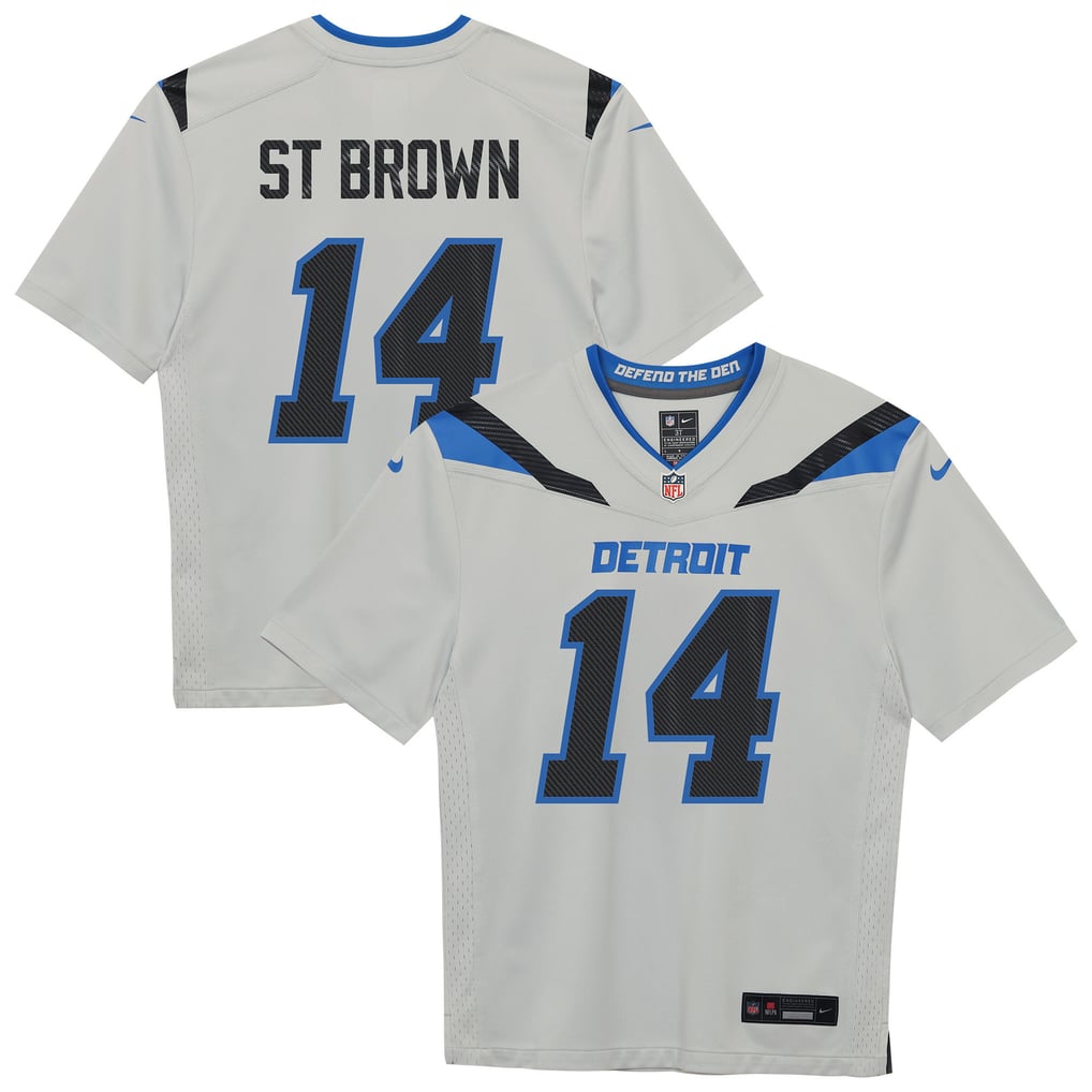Toddler Detroit Lions Amon-Ra St. Brown Silver 2026 Rivalries Collection Game Jersey