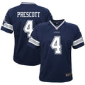 Toddler Dallas Cowboys Dak Prescott Navy Team Game Jersey