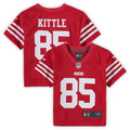 Toddler San Francisco 49ers George Kittle Scarlet Game Jersey