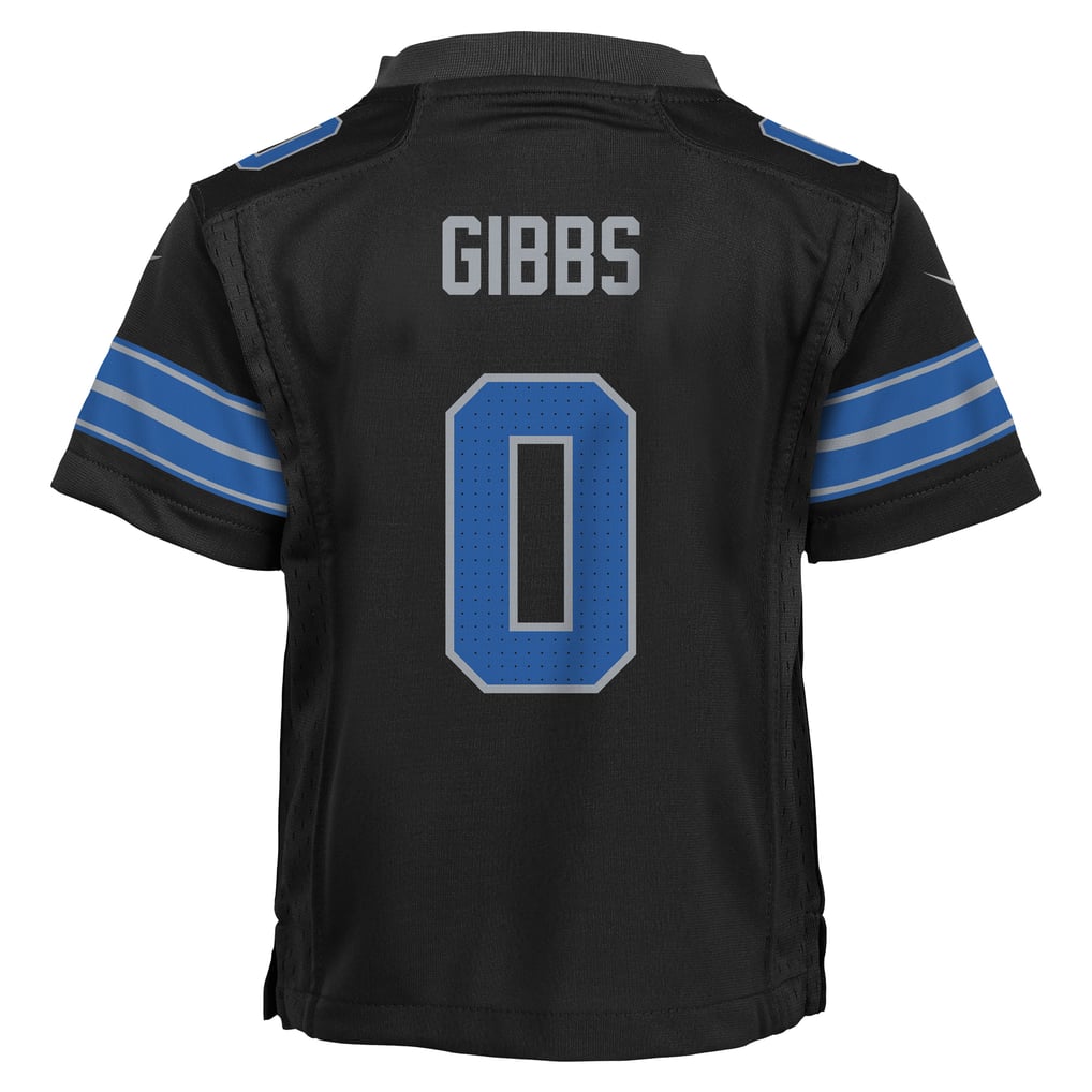 Toddler Detroit Lions Jahmyr Gibbs Black Alternate Game Jersey
