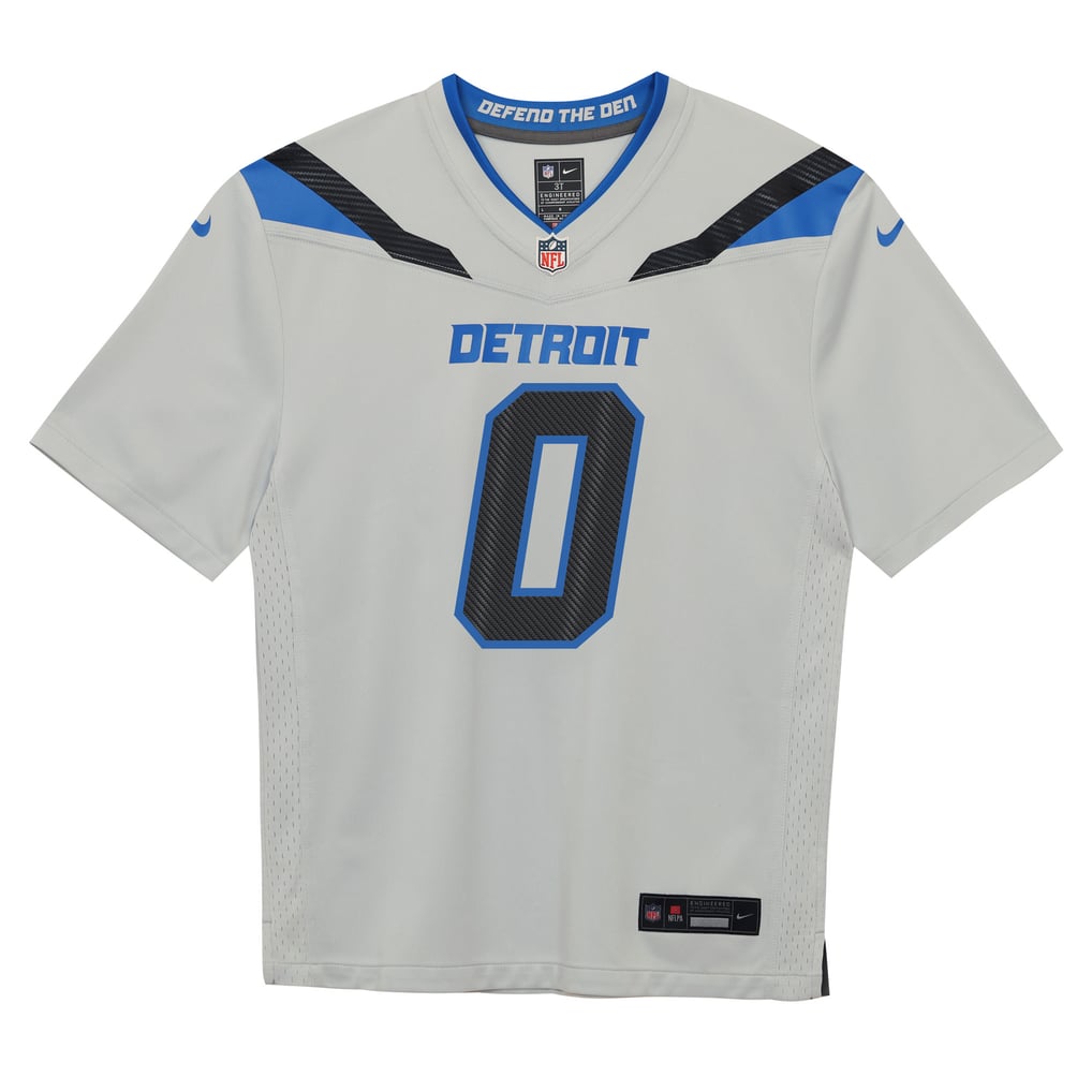 Toddler Detroit Lions Jahmyr Gibbs Silver 2026 Rivalries Collection Game Jersey