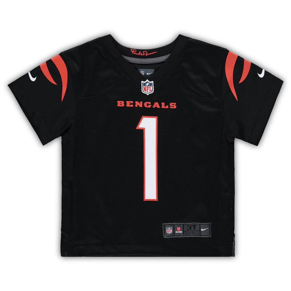 Toddler Cincinnati Bengals Ja'Marr Chase Black Game Jersey