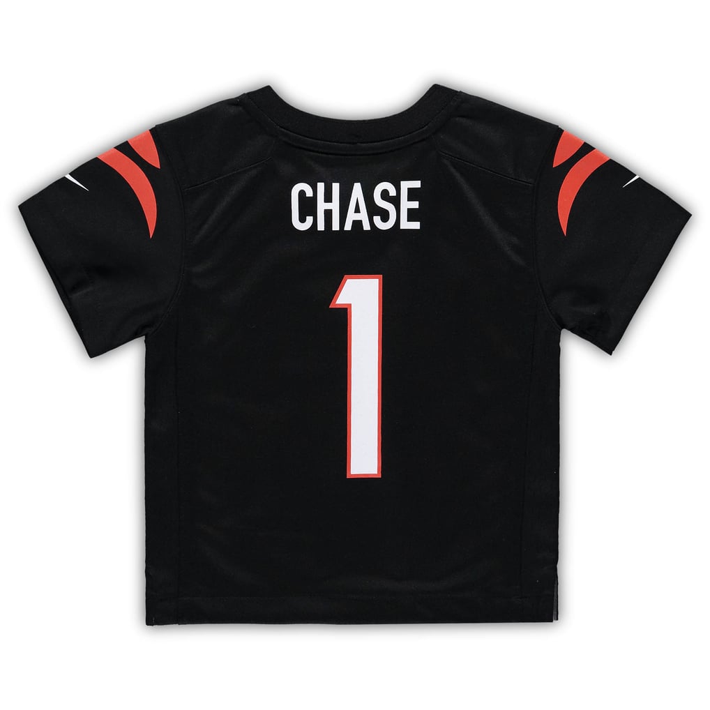 Toddler Cincinnati Bengals Ja'Marr Chase Black Game Jersey