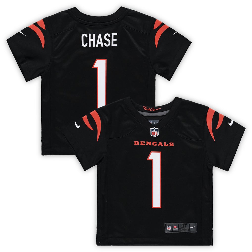 Toddler Cincinnati Bengals Ja'Marr Chase Black Game Jersey