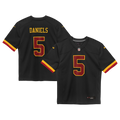 Toddler Washington Commanders Jayden Daniels Black Alternate Game Jersey