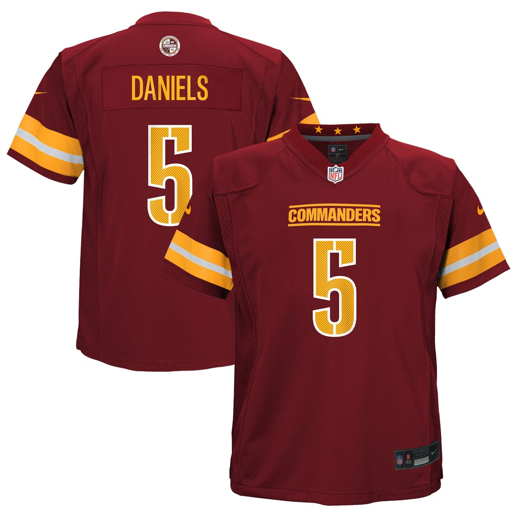 Toddler Washington Commanders Jayden Daniels Burgundy Game Jersey