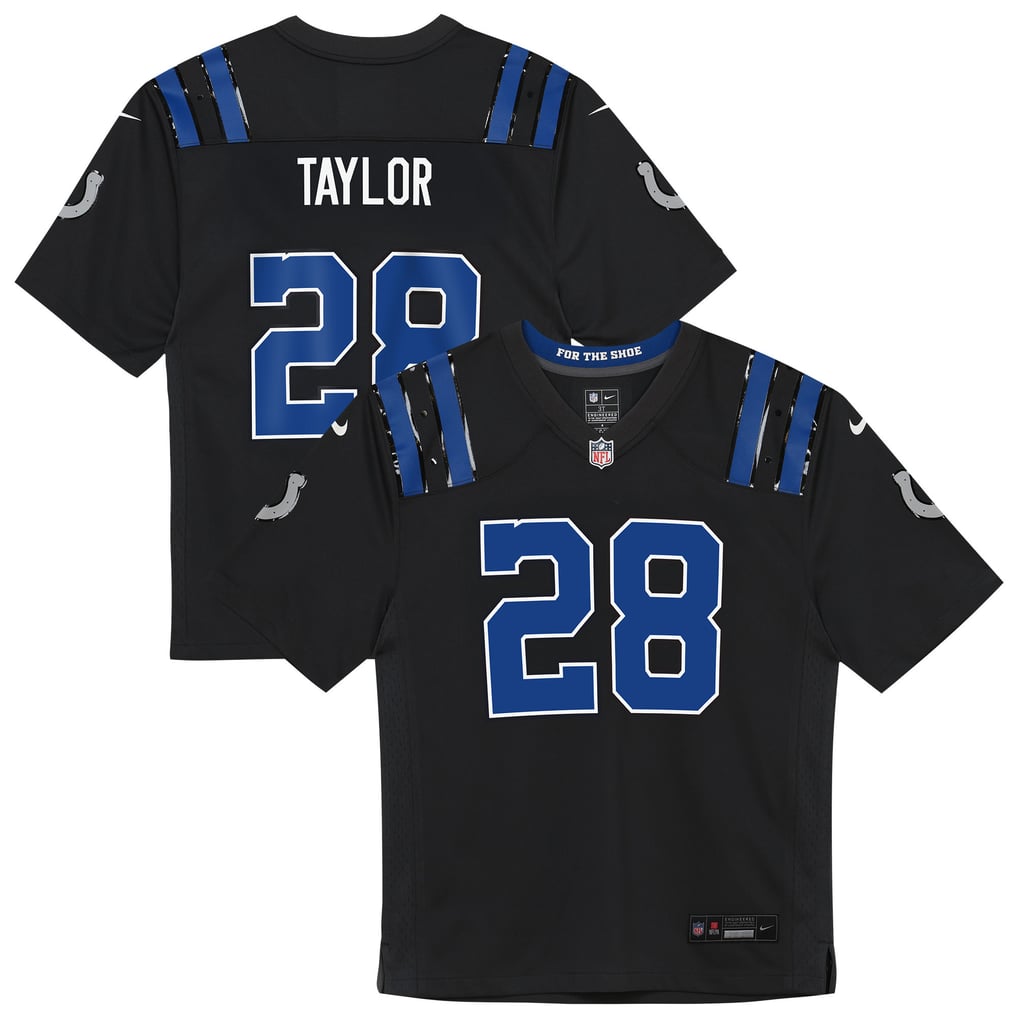 Toddler Indianapolis Colts Jonathan Taylor Anthracite 2026 Rivalries Collection Game Jersey