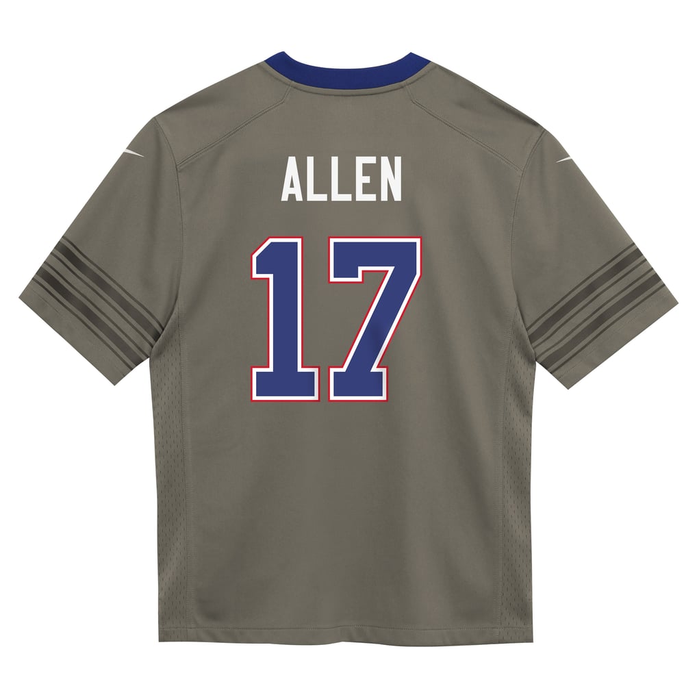Toddler Buffalo Bills Josh Allen Gray Nickel City Game Jersey