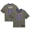 Toddler Buffalo Bills Josh Allen Gray Nickel City Game Jersey