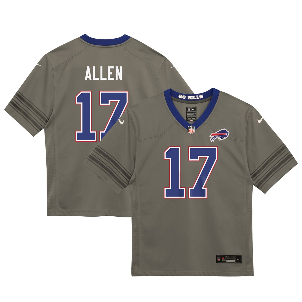 Toddler Buffalo Bills Josh Allen Gray Nickel City Game Jersey