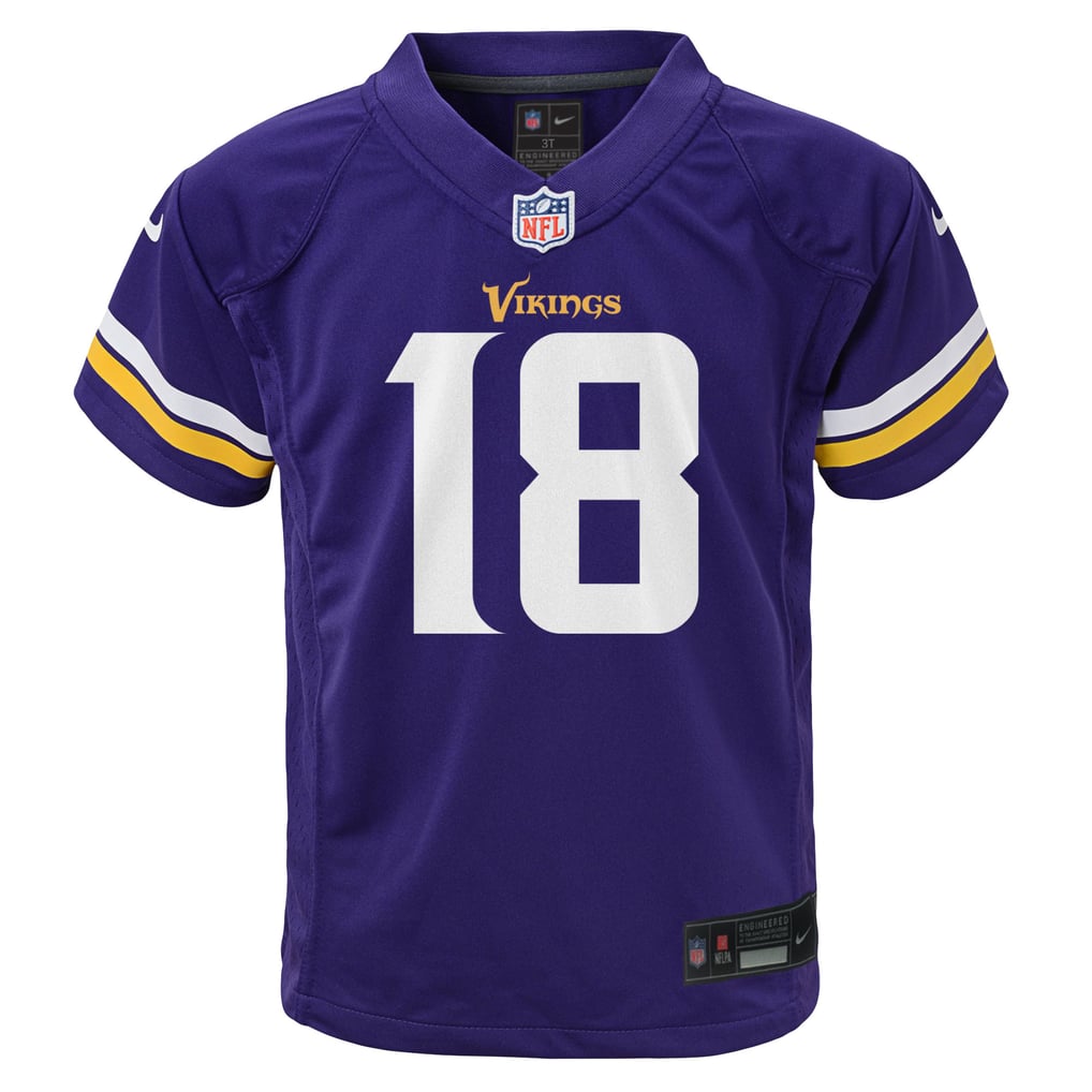 Toddler Minnesota Vikings Justin Jefferson Purple Game Jersey