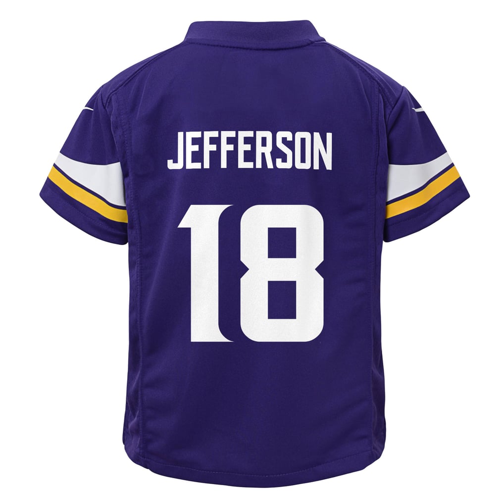 Toddler Minnesota Vikings Justin Jefferson Purple Game Jersey