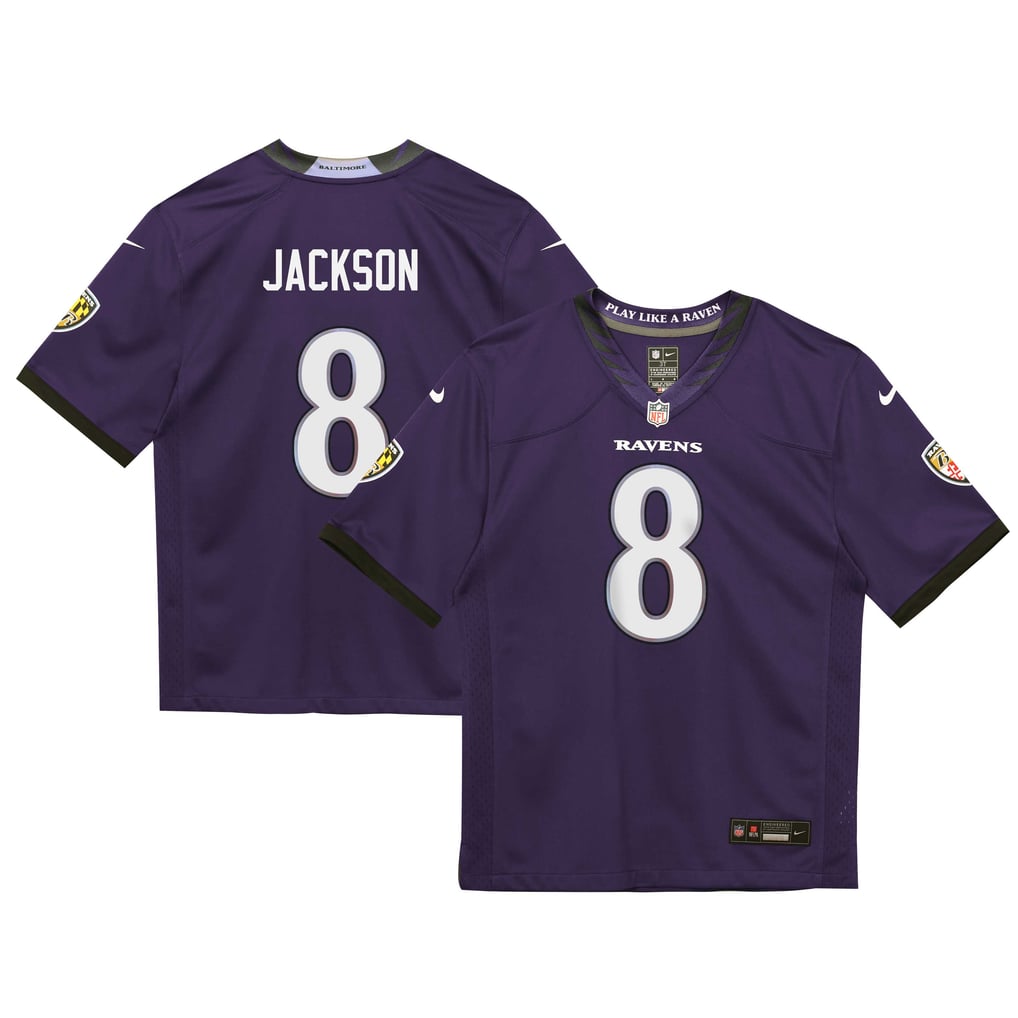 Toddler Baltimore Ravens Lamar Jackson Purple Team Game Jersey