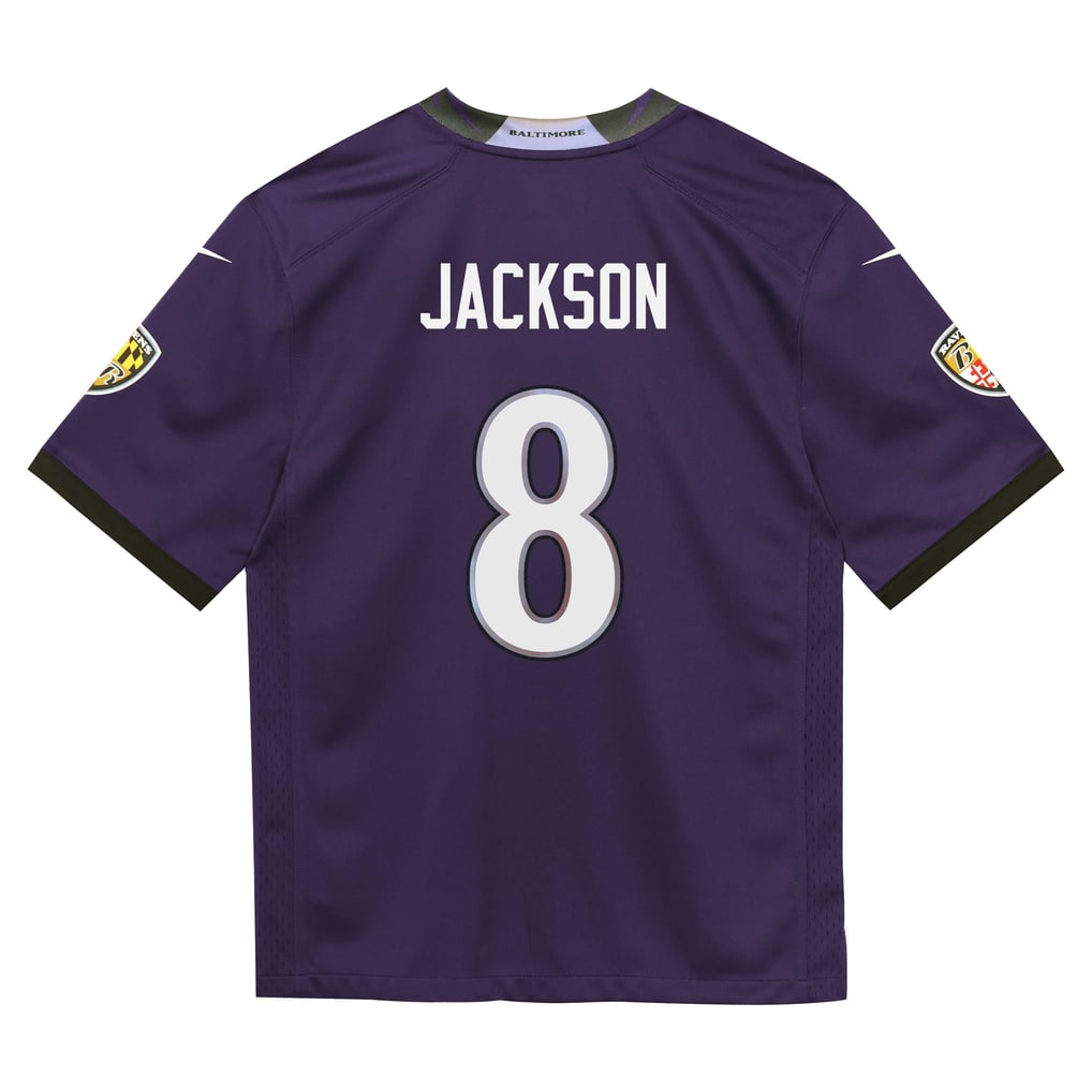 Toddler Baltimore Ravens Lamar Jackson Purple Team Game Jersey