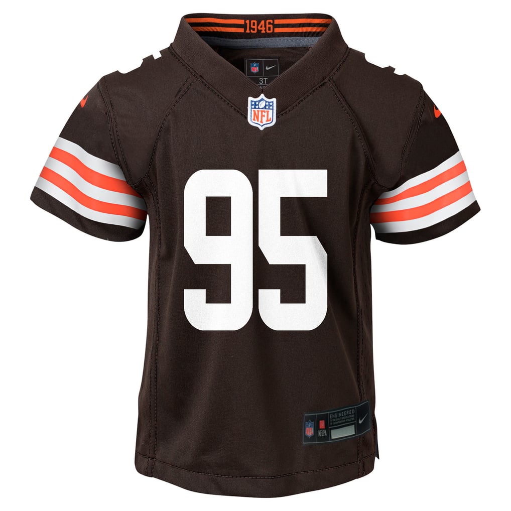 Toddler Cleveland Browns Myles Garrett Brown Game Jersey