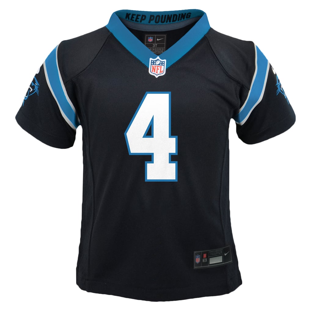 Toddler Carolina Panthers Tetairoa McMillan Black Game Jersey