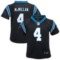 Toddler Carolina Panthers Tetairoa McMillan Black Game Jersey