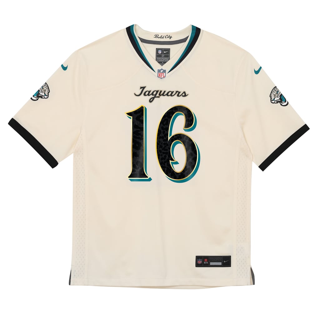 Toddler Jacksonville Jaguars Trevor Lawrence Natural 2026 Rivalries Collection Game Jersey