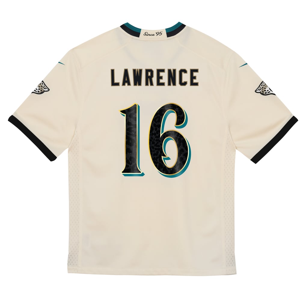 Toddler Jacksonville Jaguars Trevor Lawrence Natural 2026 Rivalries Collection Game Jersey
